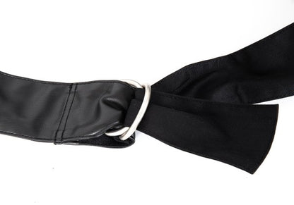 COMME des GARCONS HOMME 24AW Faux Leather Shoulder Bag Black