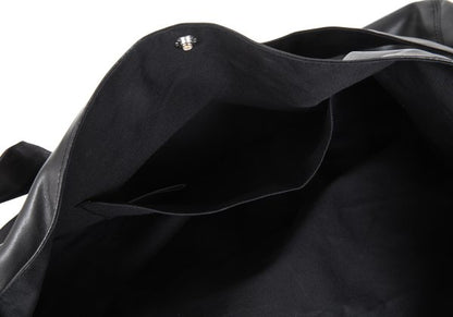 COMME des GARCONS HOMME 24AW Faux Leather Shoulder Bag Black