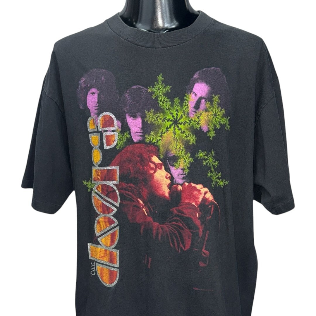 THE DOORS 90s Jim Morrison Portrait T-Shirt Size XL
