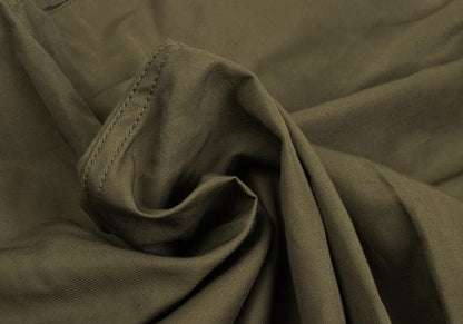 sacai 22SS Cotton Linen Drawstring Bi-Color Pants Khaki Navy