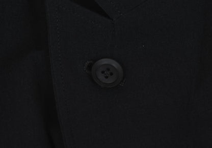 Yohji Yamamoto POUR HOMME 22SS Linen Ecru Black Jacket Size 2