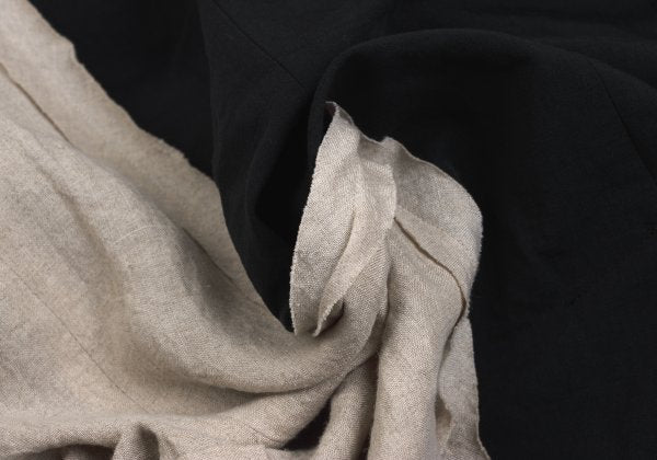 Yohji Yamamoto POUR HOMME 22SS Linen Ecru Black Jacket Size 2