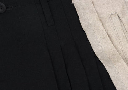 Yohji Yamamoto POUR HOMME 22SS Linen Ecru Panel Pants Size 2