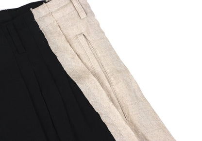 Yohji Yamamoto POUR HOMME 22SS Linen Ecru Panel Pants Size 2