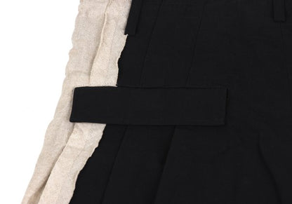 Yohji Yamamoto POUR HOMME 22SS Linen Ecru Panel Pants Size 2