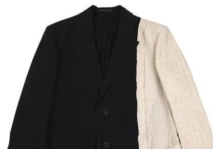Yohji Yamamoto POUR HOMME 22SS Linen Blend Setup Ecru Size 2