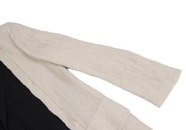 Yohji Yamamoto POUR HOMME 22SS Linen Blend Setup Ecru Size 2
