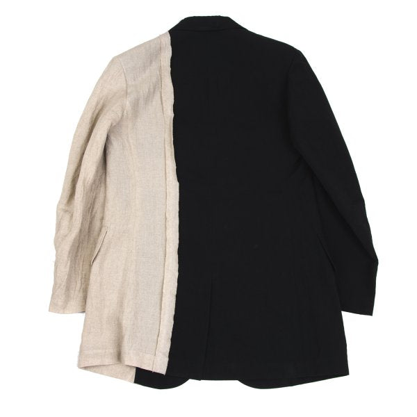 Yohji Yamamoto POUR HOMME 22SS Linen Blend Setup Ecru Size 2