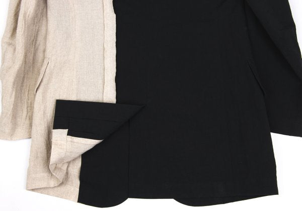 Yohji Yamamoto POUR HOMME 22SS Linen Blend Setup Ecru Size 2