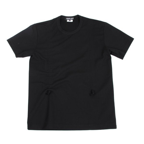 COMME des GARCONS HOMME DEUX Black Mesh T-Shirt Size M