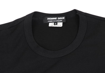 COMME des GARCONS HOMME DEUX Black Mesh T-Shirt Size M