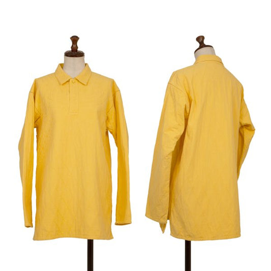 Issey Miyake ASHA BY MDS Ethnic Embroidered Long Polo Size M