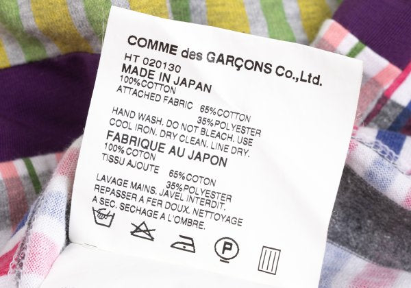 COMME des GARCONS HOMME Multi Stripe T-Shirt Multi Size S