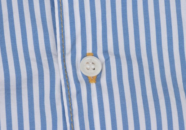 COMME des GARCONS HOMME Blue White Cotton Shirt Size S