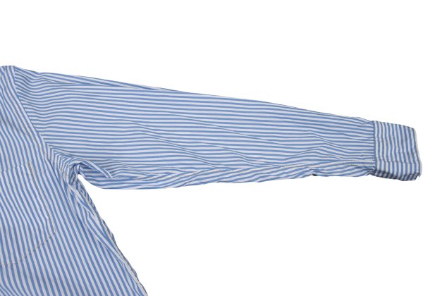 COMME des GARCONS HOMME Blue White Cotton Shirt Size S