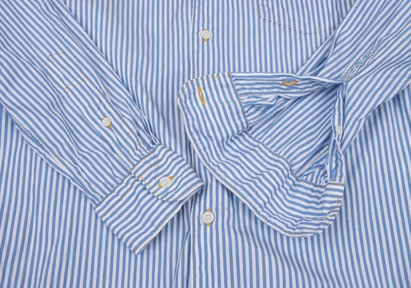 COMME des GARCONS HOMME Blue White Cotton Shirt Size S