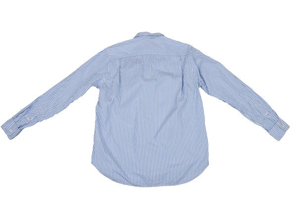 COMME des GARCONS HOMME Blue White Cotton Shirt Size S