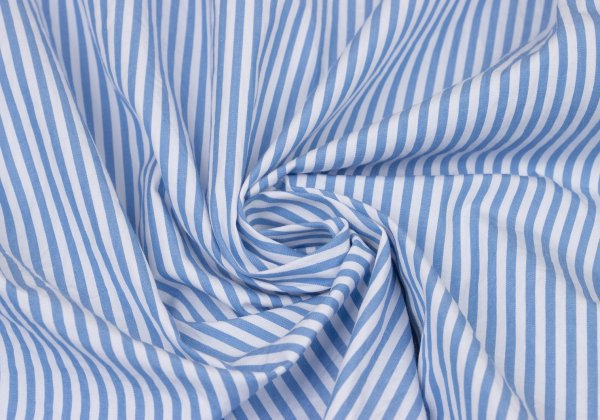 COMME des GARCONS HOMME Blue White Cotton Shirt Size S