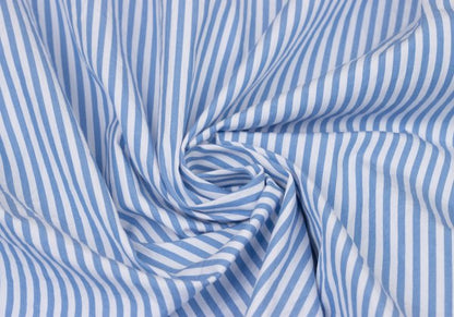 COMME des GARCONS HOMME Blue White Cotton Shirt Size S