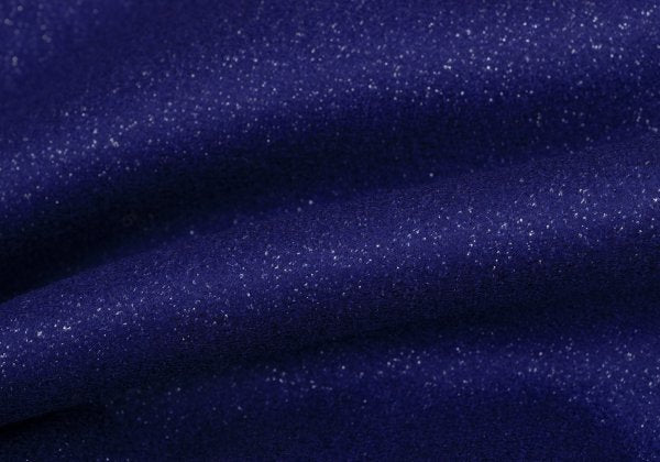 JOSEPH Wool Blend Glitter Wrap Skirt Blue Size 36
