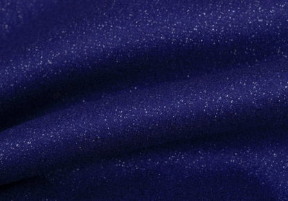 JOSEPH Wool Blend Glitter Wrap Skirt Blue Size 36