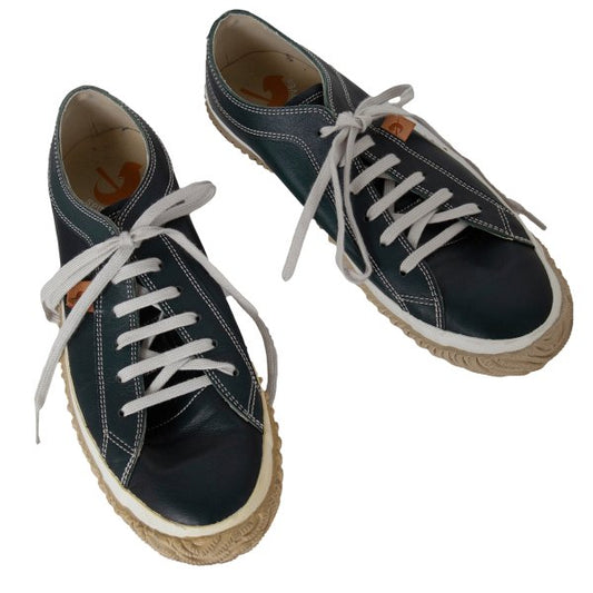 SPINGLE MOVE SPM- Leather Sneakers Deep Green Size 24CM