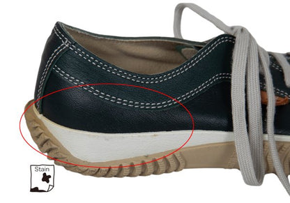 SPINGLE MOVE SPM- Leather Sneakers Deep Green Size 24CM