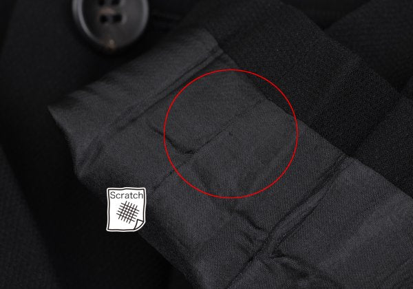 ISSEY MIYAKE 00SS Black Lapel Pleated Jacket Size S