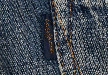 Yohji Yamamoto POUR HOMME 02AW Yuzen Jeans Indigo Size 34