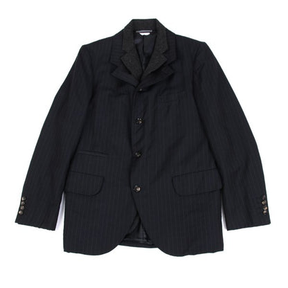 COMME des GARCONS HOMME DEUX Vest-Panel Vest Navy Size M