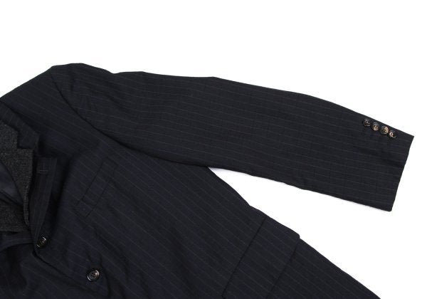 COMME des GARCONS HOMME DEUX Vest-Panel Vest Navy Size M