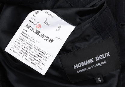 COMME des GARCONS HOMME DEUX Vest-Panel Vest Navy Size M