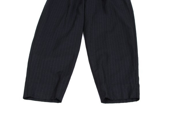 COMME des GARCONS HOMME DEUX Wool Emb. Pants Navy Size M