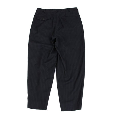 COMME des GARCONS HOMME DEUX Wool Emb. Pants Navy Size M