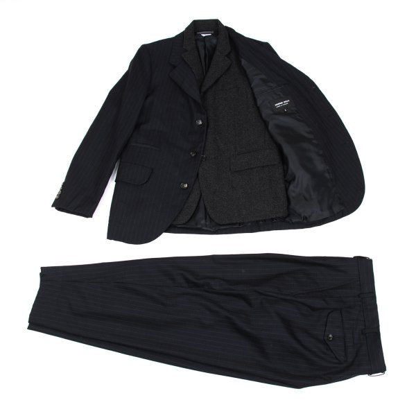 COMME des GARCONS HOMME DEUX Embroidered Setup Blue Size M