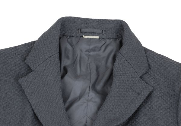 COMME des GARCONS HOMME DEUX Poly Design Blue Gray Jacket Size L