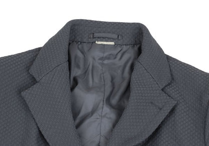 COMME des GARCONS HOMME DEUX Poly Design Blue Gray Jacket Size L