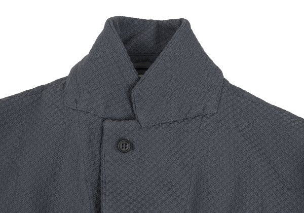 COMME des GARCONS HOMME DEUX Poly Design Blue Gray Jacket Size L
