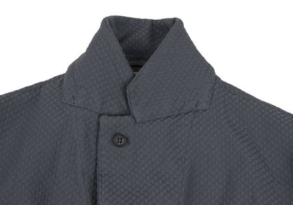 COMME des GARCONS HOMME DEUX Poly Design Blue Gray Jacket Size L