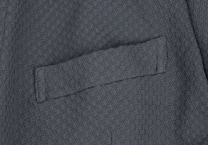 COMME des GARCONS HOMME DEUX Poly Design Blue Gray Jacket Size L