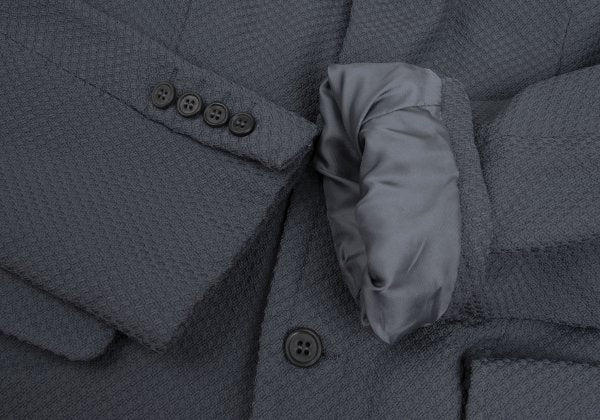 COMME des GARCONS HOMME DEUX Poly Design Blue Gray Jacket Size L