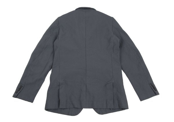 COMME des GARCONS HOMME DEUX Poly Design Blue Gray Jacket Size L