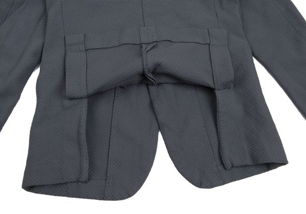 COMME des GARCONS HOMME DEUX Poly Design Blue Gray Jacket Size L