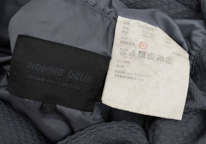COMME des GARCONS HOMME DEUX Poly Design Blue Gray Jacket Size L