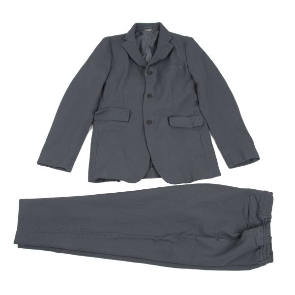 COMME des GARCONS HOMME DEUX Poly Design Pants Blue Size L