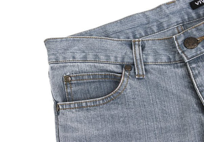VIVIENNETAM Dragon Embroidery Indigo Blue Jeans