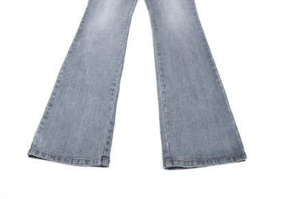 VIVIENNETAM Dragon Embroidery Indigo Blue Jeans