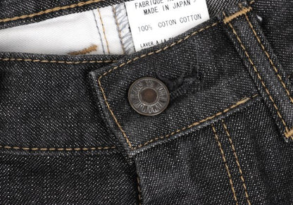 Y's Asymmetrical Pocket Design Denim Jeans Black Size 1