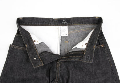 Y's Asymmetrical Pocket Design Denim Jeans Black Size 1