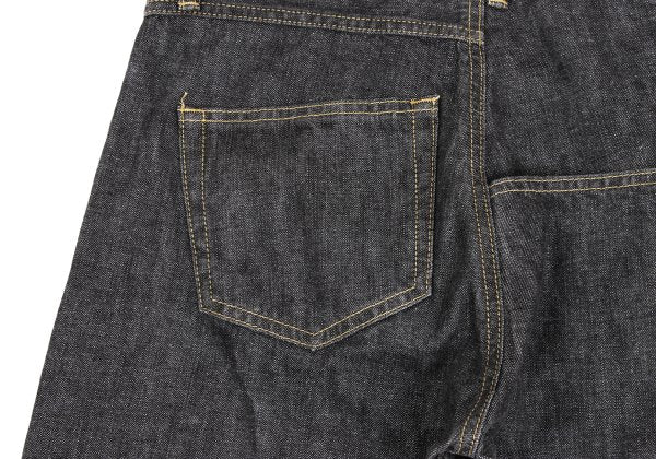Y's Asymmetrical Pocket Design Denim Jeans Black Size 1